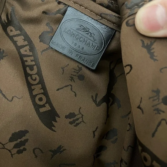 Longchamp Men’s Black Leather Pouch - Picture 10 of 11